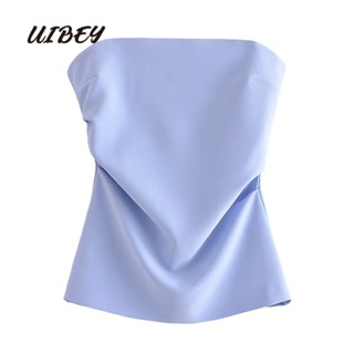 Uibey เสื้อกั๊ก อเนกประสงค์ สีพื้น เซ็กซี่ 2432