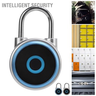 Intelligent Security GS50F Smart Padlock IP65 กันน้ำ USB ชาร์จกุญแจกระเป๋าลายนิ้วมือบริสุทธิ์