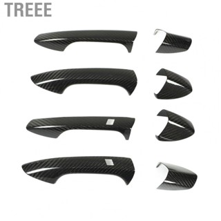 Treee Door Handle Decor  Exterior Door Handle Trim Kit Stylish UV Protection Colorfast Scratch Resistant  for Cars