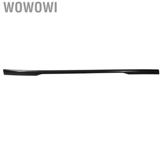 Wowowi Rear Trunk Strip  Rear Trunk Trim Smooth Bright Black  for Vehicle