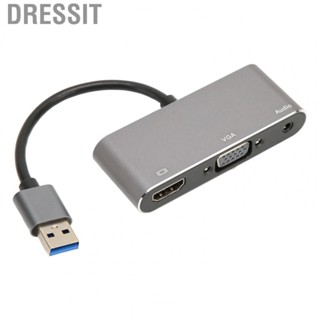 Dressit 2 In1 Converter  USB Split Screen Free Drive USB3.0 To HD Multimedia Interface Adapter  for Home