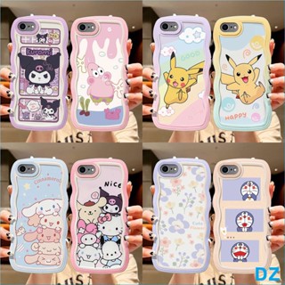 เคส iPhone 6 6S 7 8 PLUS SE 2020 SE 2022 กรณีโทรศัพท์ลายคลื่นน่ารัก XXDBL1