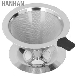 Hanhan Drip Coffee Filter  Coffee Maker Dripper Good Filtering Effect 1‑2 Cup with Silicone Handle for Counter for Home