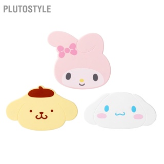  PLUTOSTYLE ถาดน้ำแข็งพลาสติกตัวการ์ตูนน่ารักเครื่องทำน้ำแข็งแม่พิมพ์สำหรับ DIY ชานมช็อคโกแลตตกแต่งเค้กวันเกิด