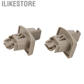 Ilikestore Car Sun Visor   Beige Gray 2PCS Sun Visor Bracket Hanger 25840046  for Vehicle