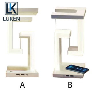 Luken โคมไฟตั้งโต๊ะ ไร้สาย หรี่แสงได้ ชาร์จ USB แนวโรแมนติก สําหรับตกแต่งบ้าน