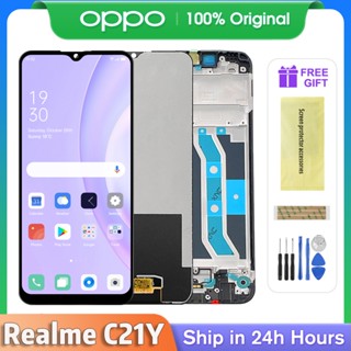 หน้าจอสัมผัส LCD 6.5 นิ้ว สําหรับ Oppo Realme C21Y RMX3261 RMX3263 Realme C21Y