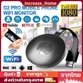 ตัวรับอะแดปเตอร์แสดงผลวิดีโอที่รองรับ HDMI สำหรับโทรศัพท์ Android/iOS จอแสดงผล WiFi ไร้สาย 1080P