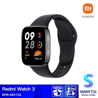 Xiaomi  Redmi Watch 3 จอแสดงผล AMOLED ขนาด 1.75 นิ้ว สี Black โดย สยามทีวี by Siam T.V.