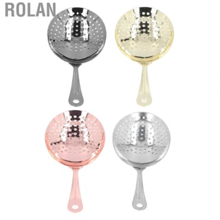 Rolan Bar Strainer  Cocktail Strainer Easy To Use Beautiful Stainless Steel Multifunction  for Hotel