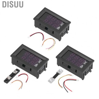 Disuu Voltage Current Display Meter Tester DC4.5V‑100V Red+Blue  Digital Voltmeter