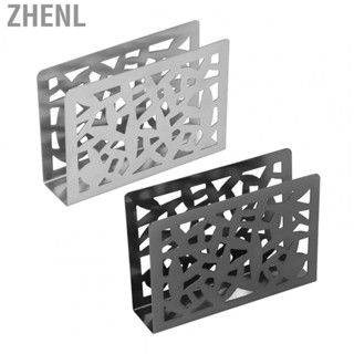 Zhenl Napkin Holder  Hollow Out Pattern Vertical Napkin Holder  for Countertop for Bar for Coffee Shop