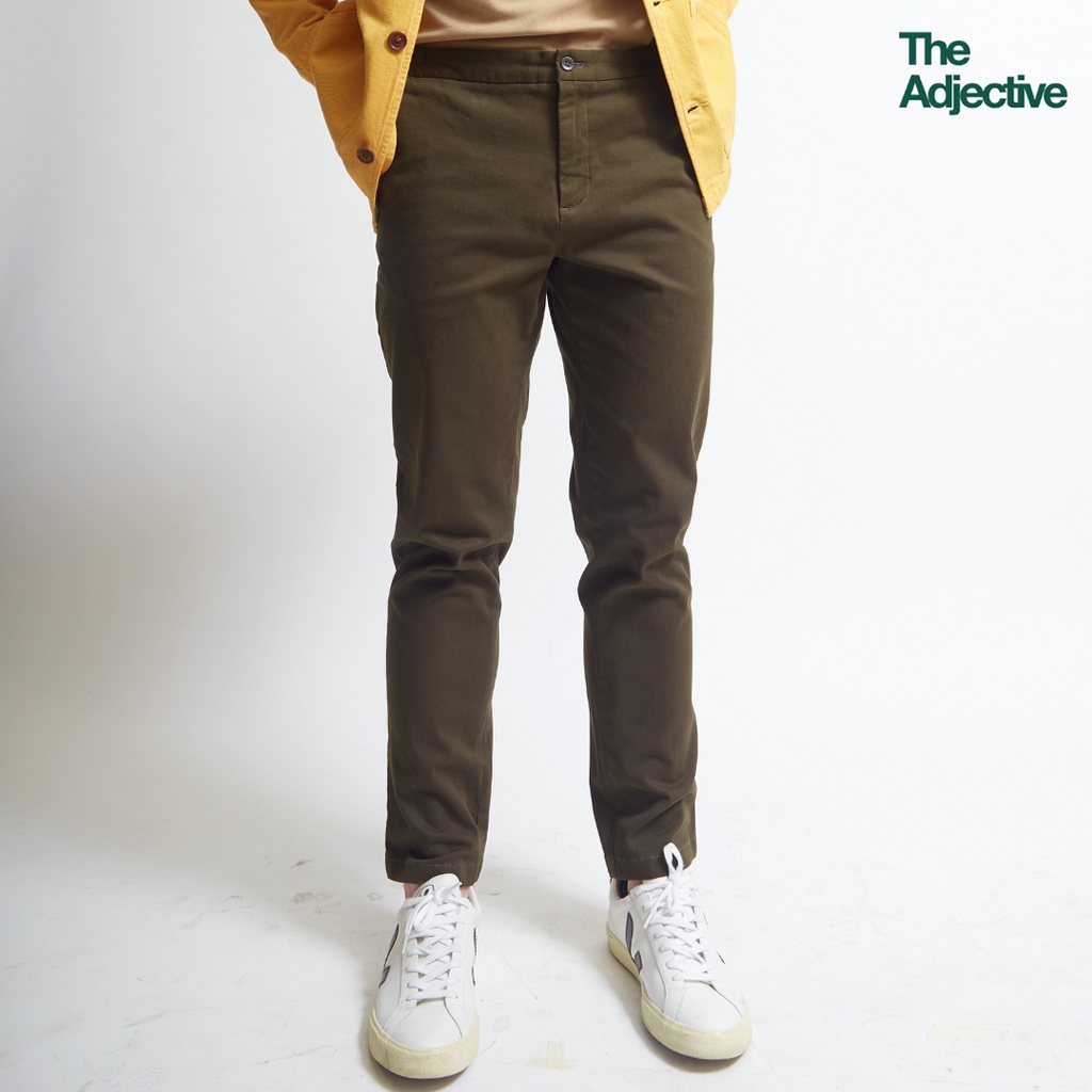 Kochi No Oji/ Chino Pants 2022/ กางเกงชิโนขายาว ใส่ทำงาน/ลำลอง สแล็คผู้ชาย เอวยางยืด ไม่ต้องรีด ทรงก