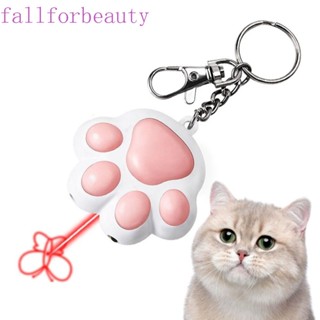 Fallforbeauty ของเล่นชี้เลเซอร์ ชาร์จ USB สร้างสรรค์ สําหรับแมว