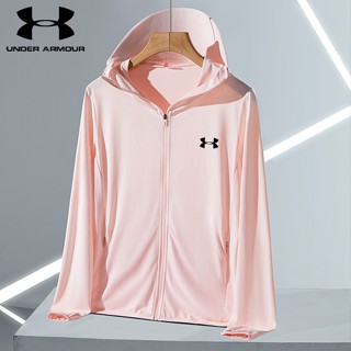 Under.armour เสื้อคลุมกันแดด ผ้าเรยอน แบบบาง ระบายอากาศ ใส่สบาย ป้องกันรังสียูวี คุณภาพสูง สําหรับผู้หญิง [M-4XL]