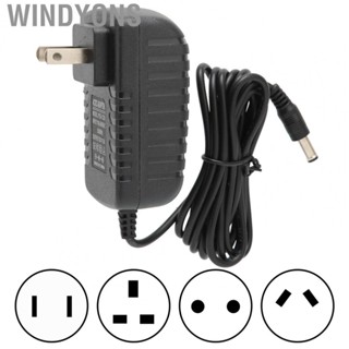 Windyons Power Supply Adapter  Overvoltage Protection Simple Operation Power Adapter ABS Material  for Monitoring Equipment