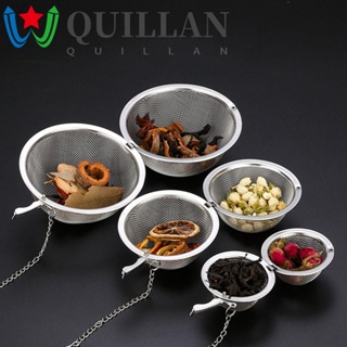 QUILLAN ลูกบอลกรองชาเครื่องเทศ สเตนเลส 304 มัลติฟังก์ชั่น ทำความสะอาดง่าย 1 ชิ้น