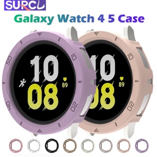 เคสกันรอยหน้าจอ พร้อมสเกล สําหรับ Samsung Galaxy Watch 4 Watch 5 40 มม. 44 มม. Watch5 Pro 45 มม.