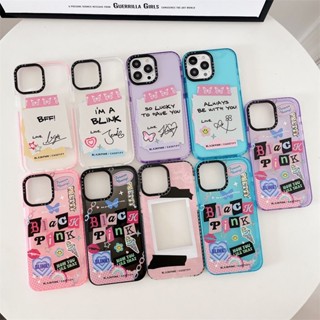 【SOAR Iphone Case】BLACKPINK เคส iPhone เคสฉลาก iPhone14 Promax iPhone 11/12/13 เคสนิ่ม เคสกันกระแทก