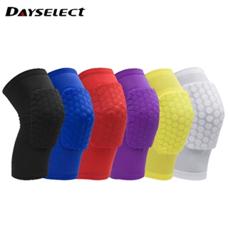 Dayselect สนับเข่า ลายรังผึ้ง สําหรับเล่นกีฬา บาสเก็ตบอล วอลเลย์บอล 1 ชิ้น