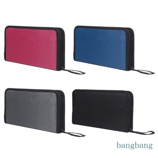 Bang เคสกระเป๋าเก็บ DVD แบบพกพา จุของได้เยอะ 80 ช่อง พร้อมซิป สําหรับบ้าน รถยนต์