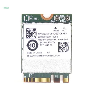 Char อะแดปเตอร์การ์ดเครือข่ายไร้สาย BCM94350ZAE NGFF 1200Mbps 2 4G+5Ghz BT4 1