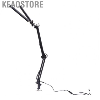 Keaostore Double Head  Table Lamp 120 LEDs  Blue Light Multi Angle Adjustment