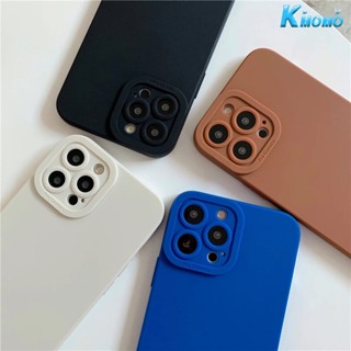 เคสโทรศัพท์มือถือ ซิลิโคน ขอบสี่เหลี่ยม สีพื้น สําหรับ Xiaomi Redmi A1 A2 Note 12 12s Pro Plus 4G 5G