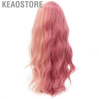 Keaostore Wig  Curly Wigs Natural Appearance Skin Friendly Heat Resistant Fibers for Party Halloween Daily Life Role Playing