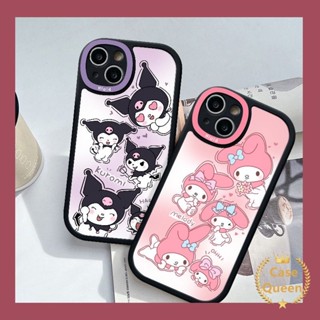 เคสโทรศัพท์มือถือ แบบนิ่ม ลายการ์ตูน Kuromi Melody สําหรับ Samsung A13 A32 A02s A51 A52s A22 A04s A04 A14 A20s A03s A33 A53 A73 A23 A12 A30s A20 A21s A10s A50 A52 A11 A72 A03 A34 A54 A50s A71 A31