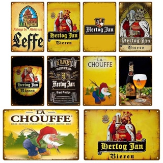 La CHOUFFE ป้ายโลหะดีบุก ลายวิสกี้ สไตล์วินเทจ เรโทร สําหรับตกแต่งผนังห้อง