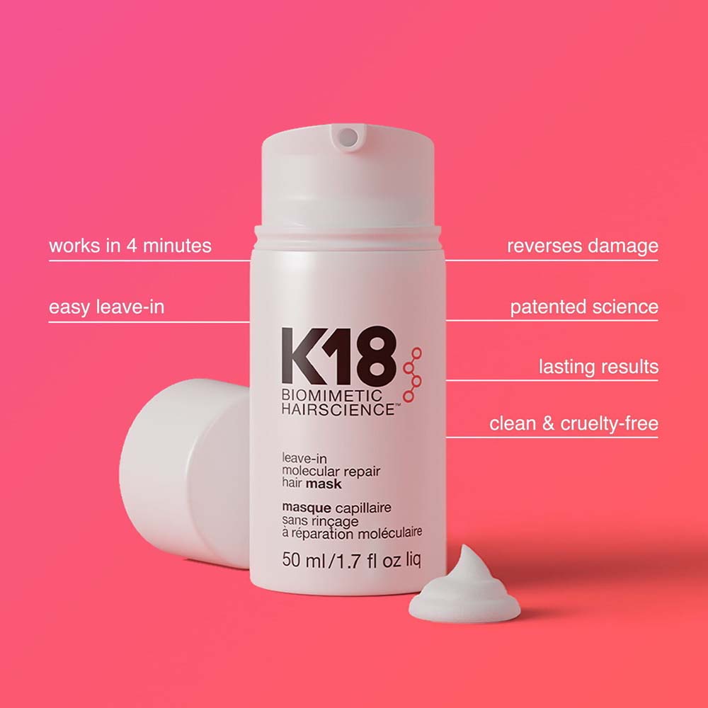 K18 Leave-In Molecular Repair Hair Mask For all hair types