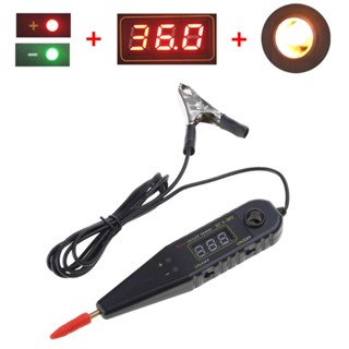 Pop เครื่องตรวจจับวงจรไฟฟ้าดิจิทัล LED DC3-36V สําหรับรถบรรทุก