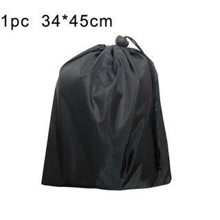 Home Lightweight Washable Storage Polyester With Drawstring Black Wet Dry For Dirty Clothes Travel Laundry Bag