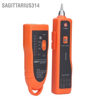  Sagittarius314 เครื่องมือค้นหาสายพร้อมหูฟังมัลติฟังก์ชั่น Locator สายเครือข่าย RJ11 RJ45 เครื่องทดสอบสายโทรศัพท์