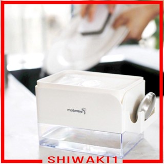 [Shiwaki1] เครื่องจ่ายสบู่ และที่วางเครื่องขัดผิว พร้อมบาร์กําจัดกลิ่น สําหรับเคาน์เตอร์ หอพัก