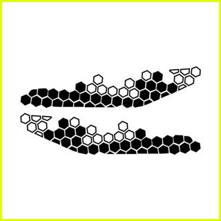 สติกเกอร์หกเหลี่ยม ไม่ซีดจาง ป้องกันไฟฟ้าสถิตย์ ลายรังผึ้ง สําหรับตกแต่งรถยนต์ ล็อกเกอร์