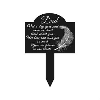 Garden Yard Reliable Elegant Meaningful With Stakes Sympathy Grave Markers Thoughtful Funerals Memorial Plaques