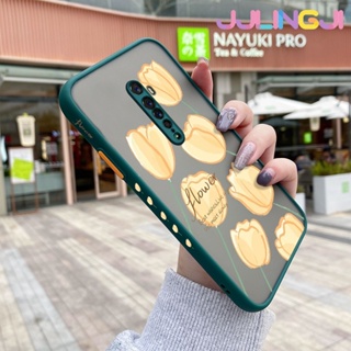 เคสโทรศัพท์ ซิลิโคนนิ่ม ใส กันกระแทก ลายดอกไม้สีเหลือง แฟชั่น สําหรับ OPPO Reno 2 Reno 2F Reno 2Z Reno2 F Reno2 Z