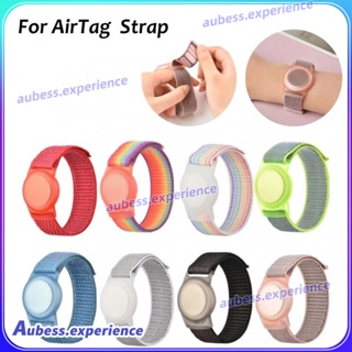 สายรัดข้อมือ Airtag เด็ก/ที่วาง Airtag พร้อมสร้อยข้อมือไนลอน/สายนาฬิกาป้องกันการสูญหายสำหรับ Airtag/สายรัดปรับระดับได้สำหรับเด็กวัยหัดเดินหญิงชายผู้สูงอายุผู้เชี่ยวชาญ