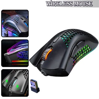 New Wireless Mouse Gaming Rechargeable Optical Mouse 7 Color LED Backlit