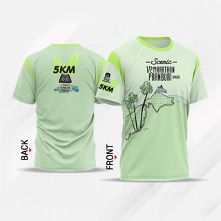 เสื้อวิ่งงาน Scenic Half Marathon Pranburi 2023 - สีเขียว