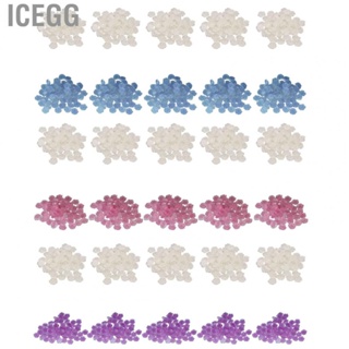 Icegg 3D Flower Nail Decoration  Fashionable 10 Bags Cute Portable for Salon