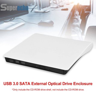 เคสภายนอก USB 3.0 SATA External DVD CD-ROM RW Player Optical Drives Enclosure Case สําหรับแล็ปท็อป โน้ตบุ๊ก คอมพิวเตอร์ NO