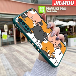 เคสโทรศัพท์มือถือ ซิลิโคนแข็ง บาง กันกระแทก ลายการ์ตูนแมวน่ารัก สําหรับ OPPO A91 F15 Reno 3 4G