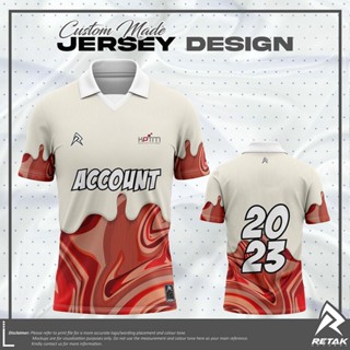 Jersey RETRO COLLAR BAJU JERSEY ACCOUNT ปี 2023