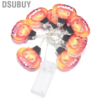 Dsubuy Pumpkin Light Easy To Install 10LED String For Home Garden