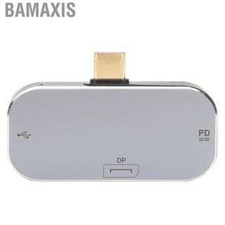 Bamaxis USB C To DP Converter  Small Portable Hub Wide Application for Office Travel Home