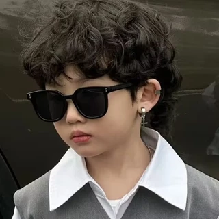 แว่นตากันแดด ป้องกันรังสียูวี ทรงสี่เหลี่ยม ขนาดใหญ่ สีแคนดี้ แฟชั่นเกาหลี สําหรับเด็กผู้ชาย และเด็กผู้หญิง