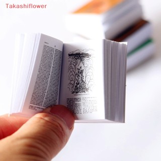 (Takashiflower) โมเดลหนังสือจิ๋ว 1/12 สําหรับตกแต่งบ้านตุ๊กตา 1 ชิ้น